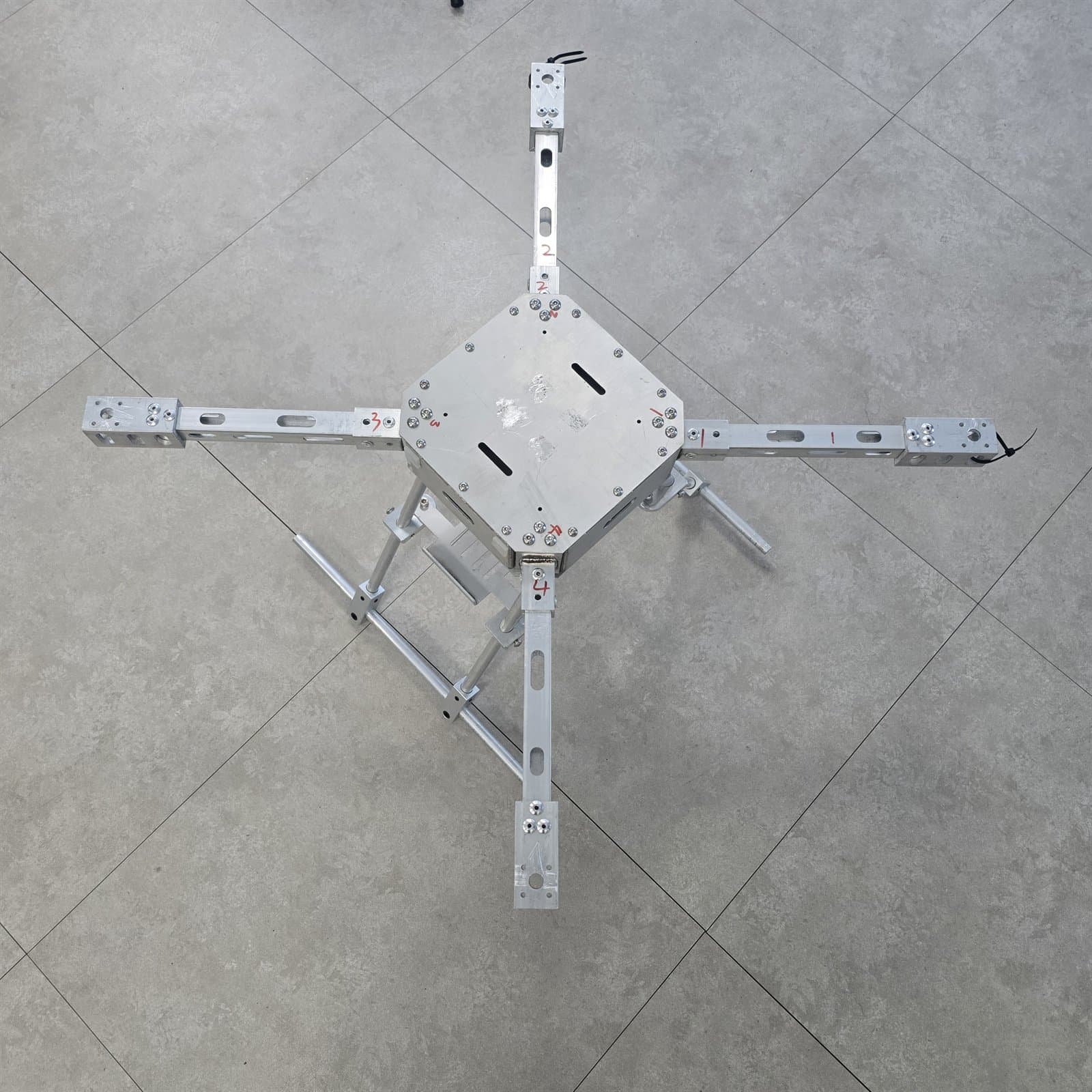 Drone airframe, top view